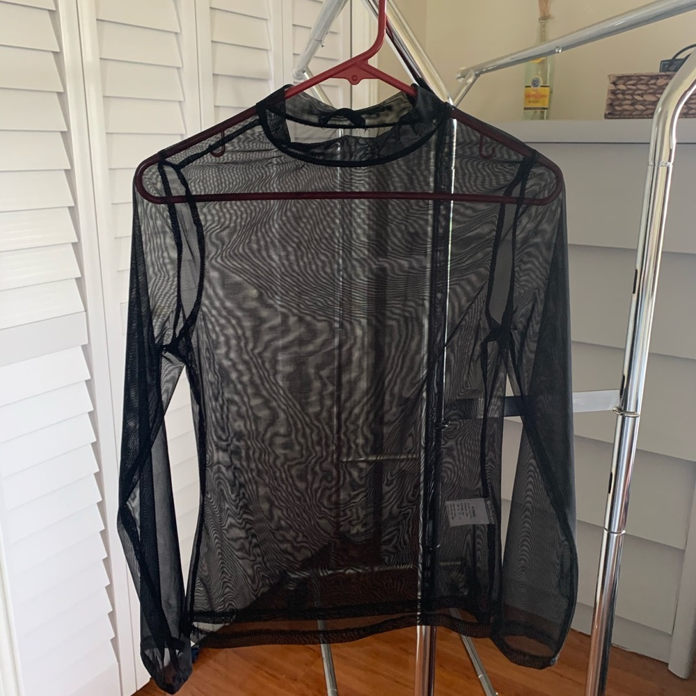Mesh long sleeve